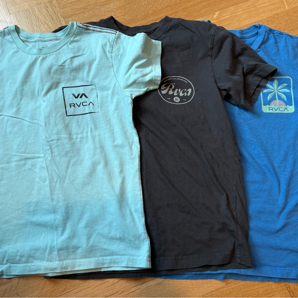 RVCA BOYS Tshirts - set of 3 Medium Bundle